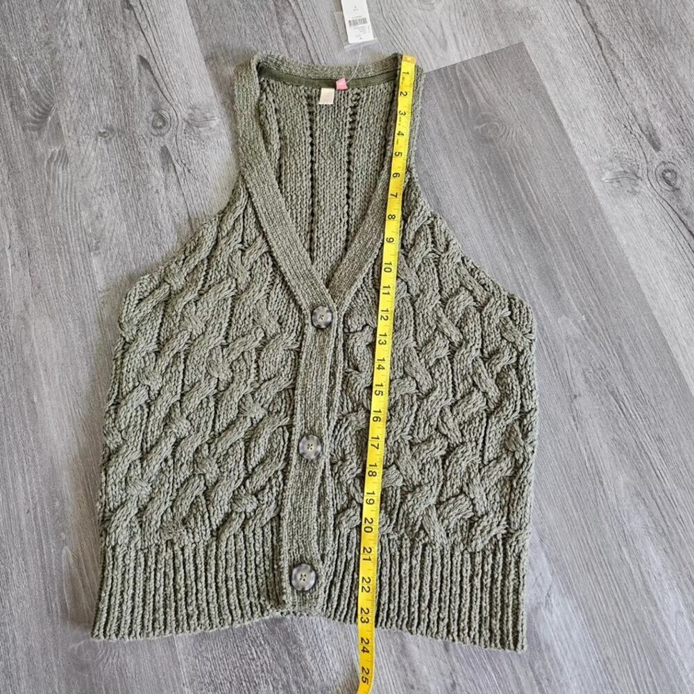 NWT Anthro Pilcro Olive Sweater Tank - Picture 5 of 10